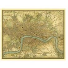 Map Of London Poster Print