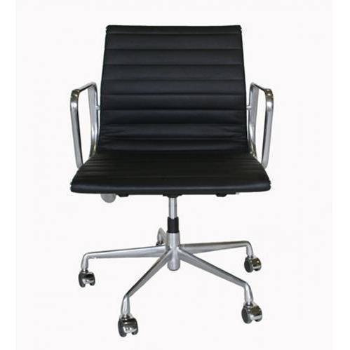 Tory Leather Office Chair In Black
