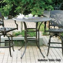 Alfresco Home Farfalla Cast Aluminum Outdoor Bar Table - 42 Inch Round