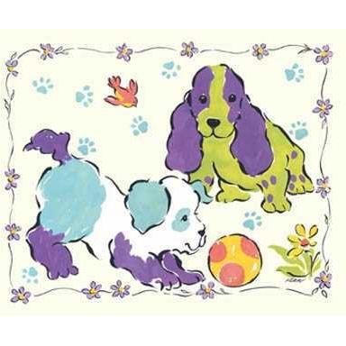 The Luntz Collection - Puppy Charm L Size 10x8 Poster Print