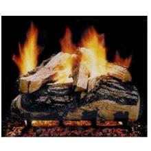 Hargrove Gas Logs 21 Inch Western Pine Vented Natural Gas Log Set With E-Burner - Match Light