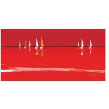 Soleil Rouge Poster Print