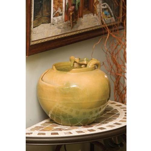 Alfresco Home Indoor Lotus Fountain With Pump - Medium