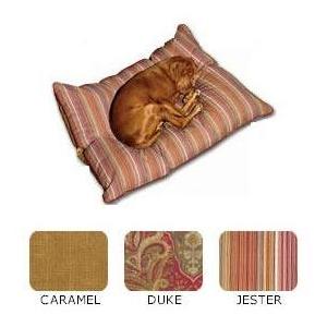 Extra Large Designer Rectangle Dog Bed - Caramel