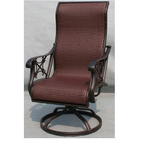 Darlee Bahamas Cast Aluminum Swivel Rocker Chair by Darlee