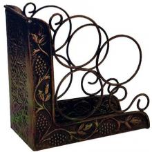 Old Dutch Antique Copper Wine Rack