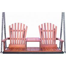 Teak Wood Adirondack Swing Bench