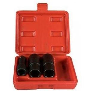 Astro Pneumatic Flip Impact Socket Set - 3 Pc. Fractional & Metric by SAE Impact Socket Sets