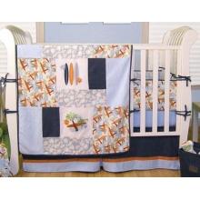 Embroidered Surfs Up 4-Piece Crib Set