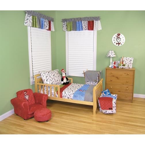 DR SEUSS CAT IN THE HAT TODDLER BEDDING 4PC