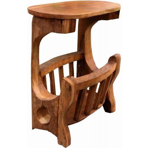 Groovy Stuff Teak Wood Magazine Rack And Console Table Top - TF-283 by Groovy Stuff Furniture