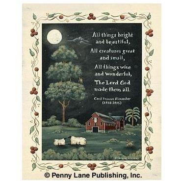All Things Bright And Beautiful Poster Print