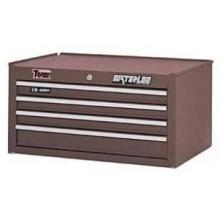 Waterloo Industries TRAXX TR Series 26 Inch 4-Drawer Intermediate Tool Chest- Brown