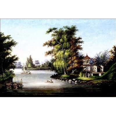Oriental View II Poster Print
