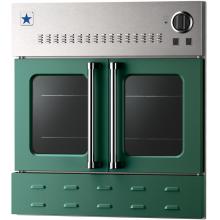 BlueStar 36 Inch Moss Green Single Built In Convection Natural Gas Wall Oven