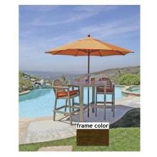 Eagle One Recycled Plastic La Jolla Bar Set 2 Chairs - Brown