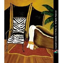 Safari Bath Poster Print