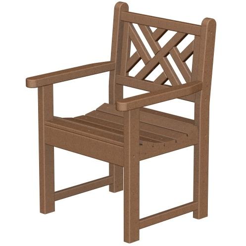 Poly-Wood Recycled Plastic Wood Chippendale Lounge Chair