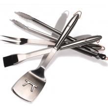 Outset Stella 4 Pc Set (Spatula / Fork / Tongs / Basting Brush)