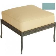 Windham Castings Provence Ottoman Cushion , Canvas Spa Blue L