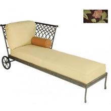 Windham Castings Provence Tailored Back Day Chaise Cushion , Beautiful Bloom LXX