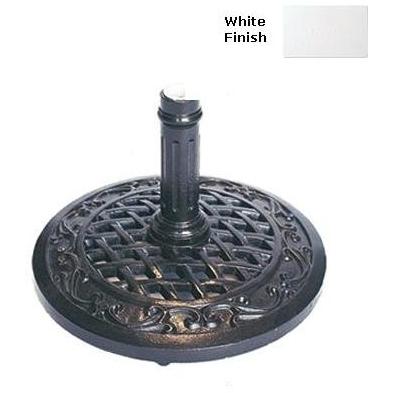 Meadow Decor Amazon Umbrella Stand - White Finish (30 Lb)
