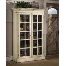Hillsdale Wilshire Large Library Cabinet - Antique White