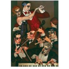 Tango Red Tie Poster Print