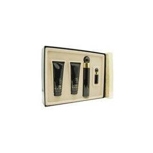 PERRY ELLIS 360 BLACK By Perry Ellis EAU DE PARFUM SPRAY 3.4 OZ & BODY LOTION 3 OZ & SHOWER GEL 3 OZ & EAU DE PARFUM SPRAY .25 OZ MINI