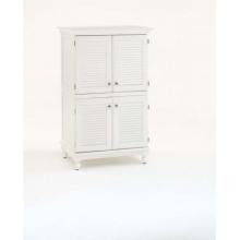 Home Styles Hampton Computer Armoire - Distressed White