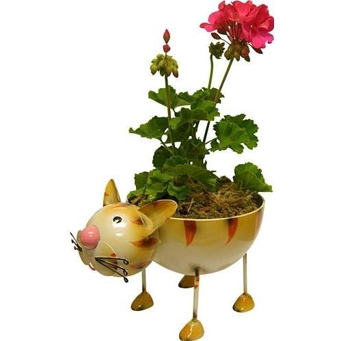 Alpine Iron Planter - Cat