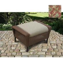 North Cape Ottoman Cushion ONLY- Tiki Crimson