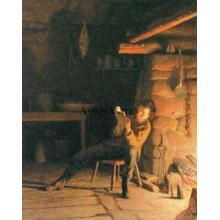 Boyhood Of Lincoln Poster Print