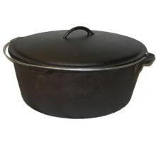 Seasoned Cast Iron Dutch Oven 20 Qt.