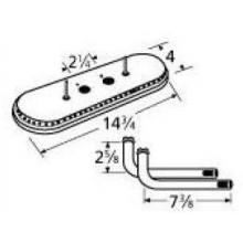 Aluminized Steel Oval Twin, Centered, 2.25 Inch Offset Burner 15112-77122