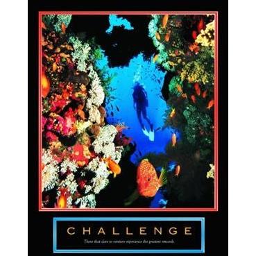 Unknown - Challenge-diver Size 8x10 Poster Print Picture