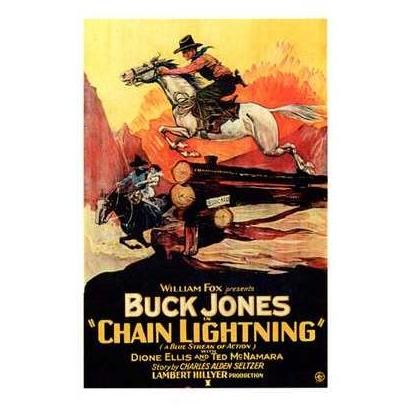 Chain Lightning Poster Print by MOV