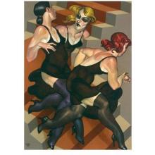 Escalierescadrille Poster Print