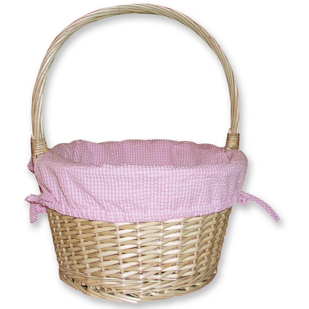 Single Handle Basket Pink