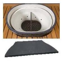 Primo Cast Iron Divider For XL Oval Firebox