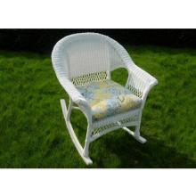 North Cape Portland Resin Wicker Rocker - White