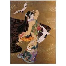 Dance Of Cranes Poster Print