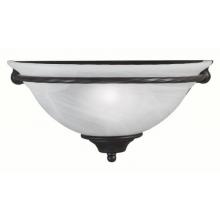 Iron Works Collection Wall Mount Globe Light Fixture In Rust Finish - 1 Bulb
