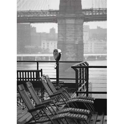 Deck Chairs Poster Print by BEN
