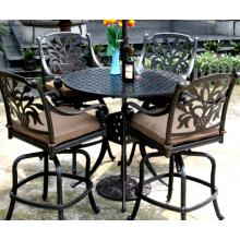 Alfresco Home Botanica 42 Inch Round  Bar Set - Antique Fern Finish. (Cushions Not Included)