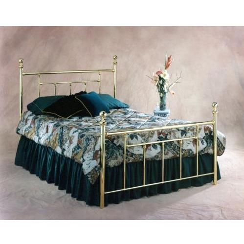 Hillsdale Chelsea Classic Brass Four Post Bed Set Without Frame - Twin - 1035BTW