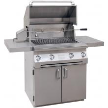 Solaire Gas Grills 30 Inch Infrared Propane Gas Grill With Rotisserie On Cart