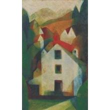 Le Rouret Farmhouse Poster Print