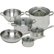 Vesta Stainless Steel 10 Pcs. Cookware Set