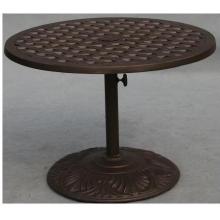 Darlee Series 30 Pedestal Cast Aluminum Tea Table - 30 Inch Round